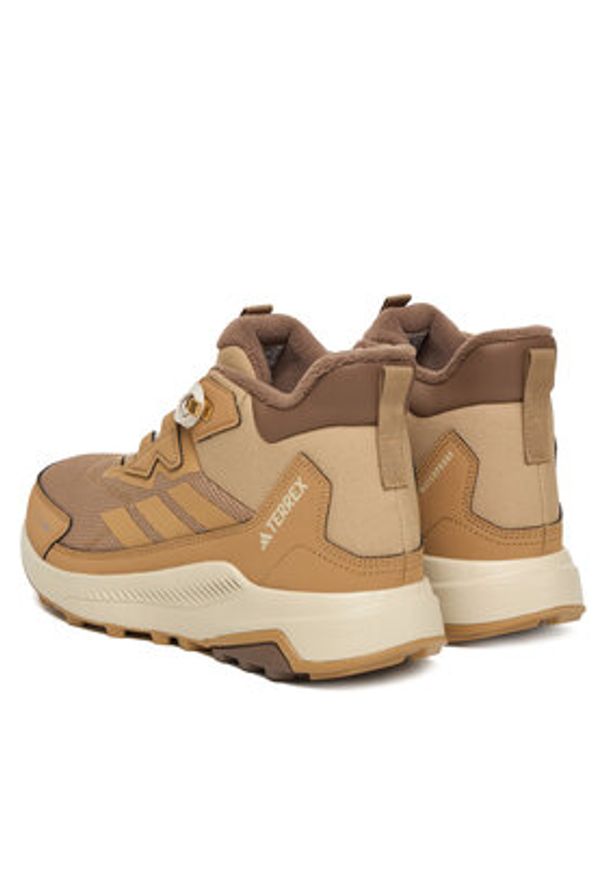 Adidas - adidas Trekkingi Terrex Anylander CLIMAWARM+ Hiking JS1432 Brązowy. Kolor: brązowy. Materiał: materiał