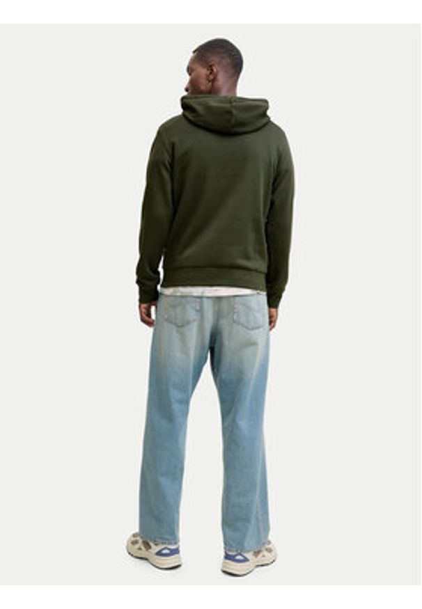 Jack & Jones - Jack&Jones Bluza Corp Logo 12152840 Zielony Regular Fit. Kolor: zielony. Materiał: syntetyk