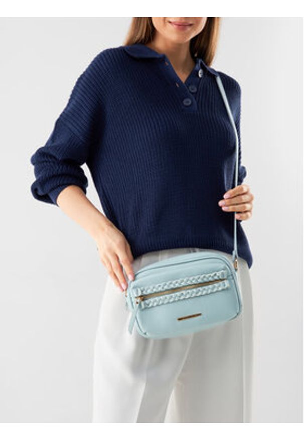 Jenny Fairy Torebka MJR-C-043-05 Błękitny. Kolor: niebieski. Materiał: skórzane