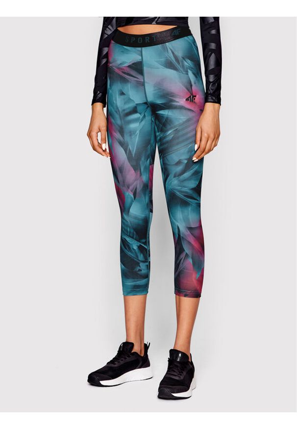4f - Legginsy 4F. Wzór: kolorowy
