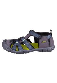 keen - Buty do chodzenia dla dzieci Keen Seacamp II Cnx. Zapięcie: rzepy. Kolor: szary. Materiał: materiał, syntetyk