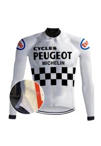 REDTED - Camisola Retro Peugeot Branca (Velo) - RedTed. Kolor: fioletowy, wielokolorowy, czarny. Materiał: poliester