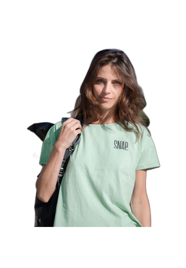 SNAP CLIMBING - Damska koszulka w stylu crop top Snap Climbing. Kolor: wielokolorowy. Sport: wspinaczka