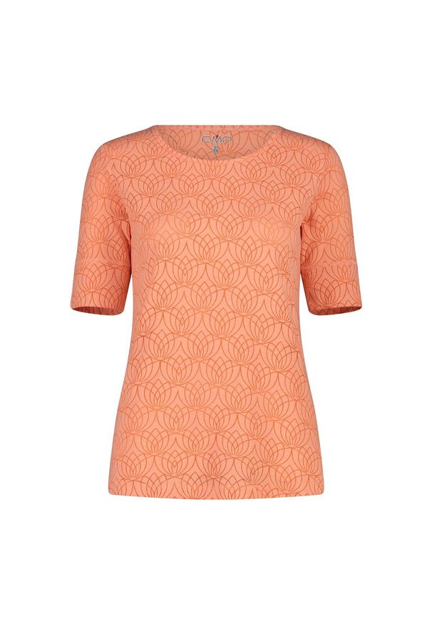 Koszulka damska turystyczna CMP 35N6116. Kolor: pomarańczowy. Sport: turystyka piesza