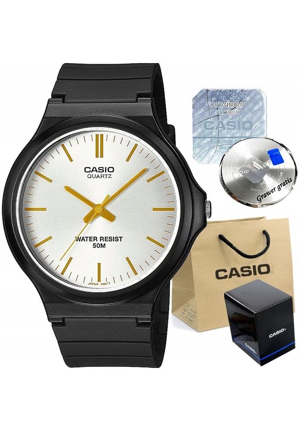 Zegarek Casio Zegarek męski TARRO-7E3 z GRAWEREM