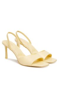 Aldo Sandały Andya 14295882 Żółty. Kolor: żółty. Materiał: skóra #6