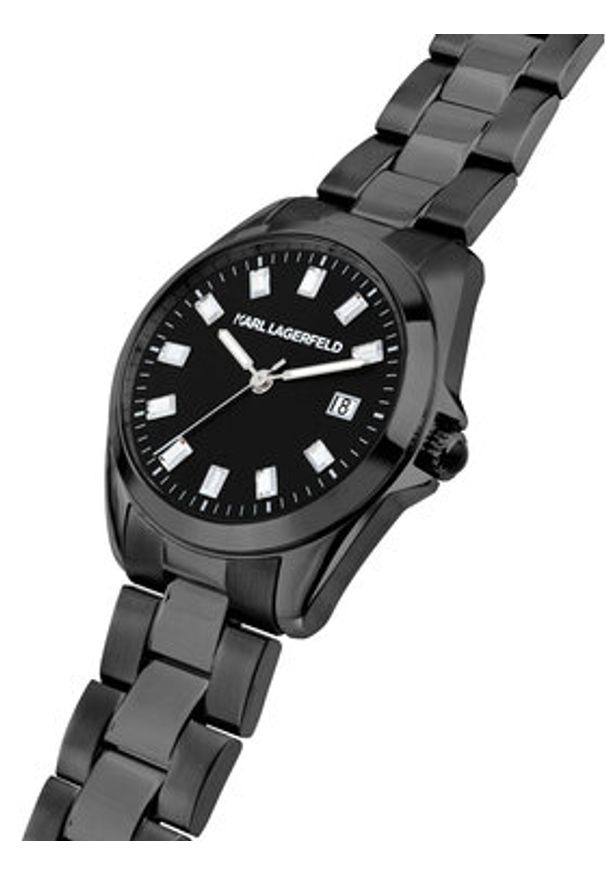 Karl Lagerfeld - KARL LAGERFELD Zegarek R0553101513 Czarny. Kolor: czarny