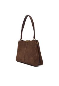 TOMMY HILFIGER - Tommy Hilfiger Torebka Casual Leather Shoulder Bag Sued AW0AW18201 Brązowy. Kolor: brązowy. Materiał: skórzane, zamszowe. Styl: casual #3