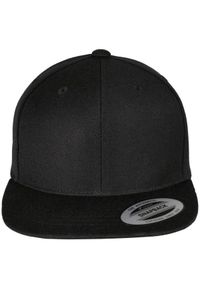 FLEXFIT - Klasyczna Czapka Z Daszkiem Typu Snapback Dla Dzieci. Kolor: czarny. Styl: klasyczny