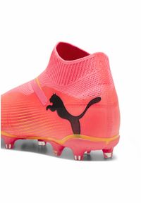 Puma - Buty piłkarskie bez sznurówek FUTURE 7 MATCH FG/AG PUMA. Kolor: żółty, wielokolorowy, pomarańczowy, czarny. Materiał: materiał, syntetyk. Sport: piłka nożna