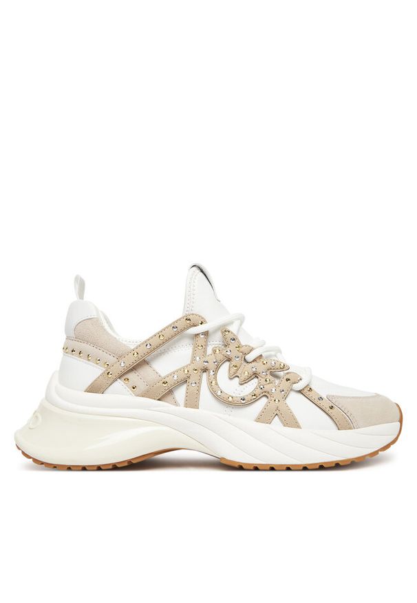 Pinko - Sneakersy PINKO. Kolor: biały