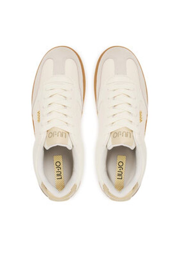 Liu Jo Sneakersy Connor 01 BF5069 PX769 Écru. Materiał: skóra