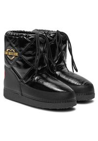 Love Moschino - LOVE MOSCHINO Śniegowce JA24982G0LEB1000 Czarny. Kolor: czarny. Materiał: materiał #7