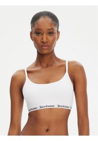 Juicy Couture Biustonosz top Ren JCTBT125972 Biały. Kolor: biały. Materiał: bawełna