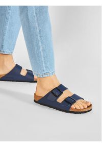 Birkenstock Klapki Arizona Birko-Flor 051753 Granatowy. Kolor: niebieski. Materiał: skóra #8