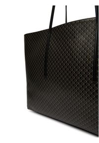 Calvin Klein Torebka Emblem Aop Large Tote W/ Pouch LV04F3364G Czarny. Kolor: czarny. Materiał: skórzane #2