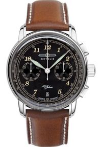 Zegarek Zeppelin Męski 100 Jahre 7674-3 Quarz Czarny (259890). Kolor: czarny #1