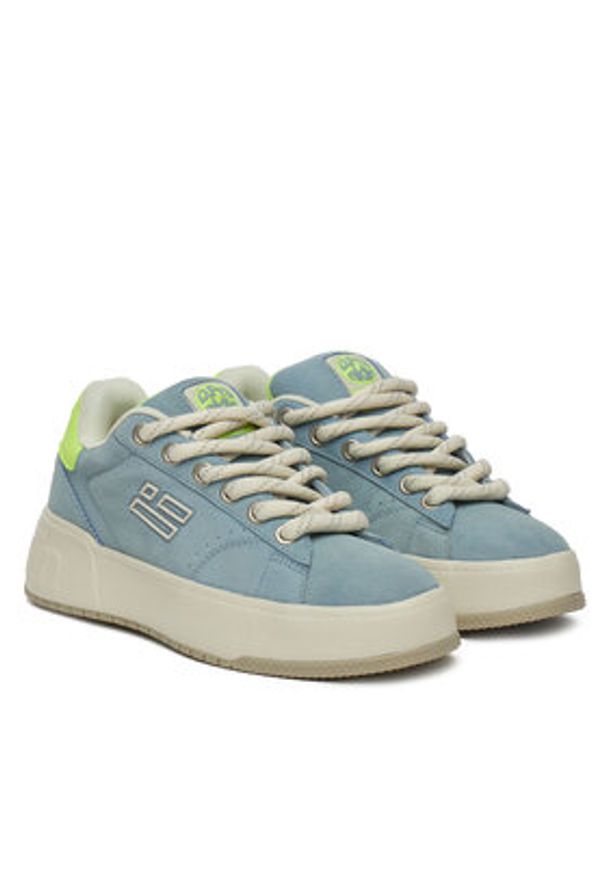 D.Franklin Sneakersy DFSH402001 Niebieski. Kolor: niebieski. Materiał: zamsz, skóra