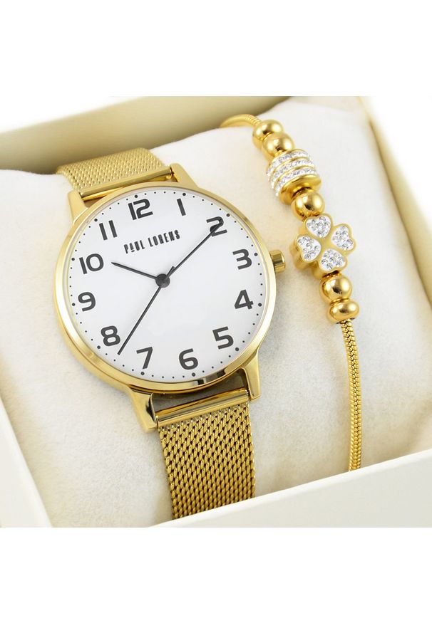 Zegarek Paul Lorens Zestaw damski zegarek ELNINO 11715B2-3D1 + bransoletka