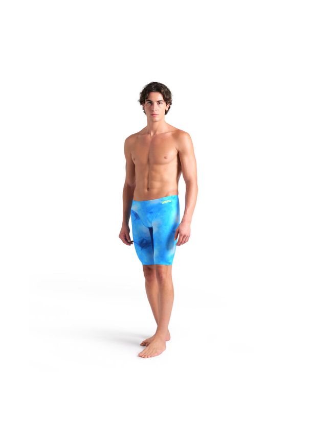 Spodenki Treningowe Arena Swim Jammer Allover Print. Kolor: niebieski. Wzór: nadruk