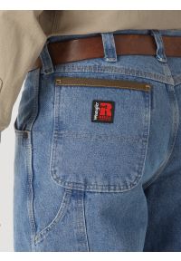 Wrangler - WRANGLER RIGGS WORKWEAR CARPENTER VINTAGE INDIGO 3W020VI. Styl: vintage #7