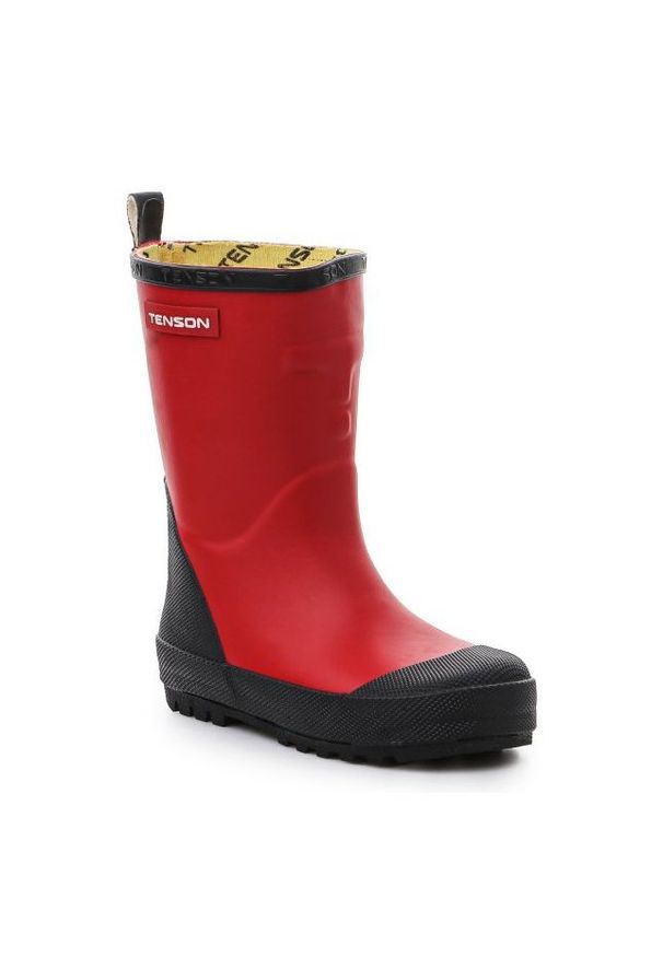 Kalosze Tenson Sec Boots Wellies Red Jr 5012234-380 czerwone granatowe. Kolor: wielokolorowy, niebieski, czerwony. Materiał: syntetyk, guma, materiał
