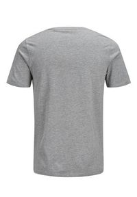 Jack & Jones T-Shirt Corp Logo 12137126 Szary Slim Fit. Kolor: szary. Materiał: bawełna #2