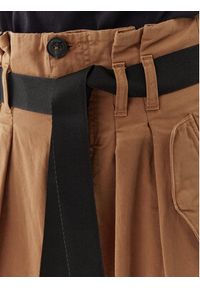 Pinko Spodnie materiałowe Ronfare 101840 A0D5 Brązowy Relaxed Fit. Kolor: brązowy. Materiał: materiał, bawełna #5