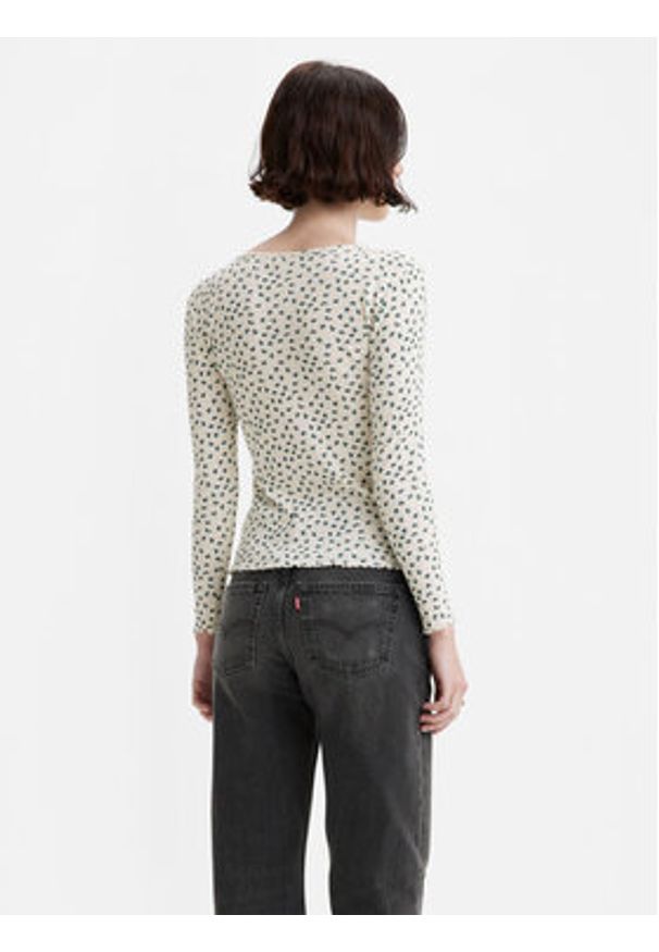 Levi's® Bluzka Dry Goods A5910-0002 Écru Regular Fit. Materiał: bawełna