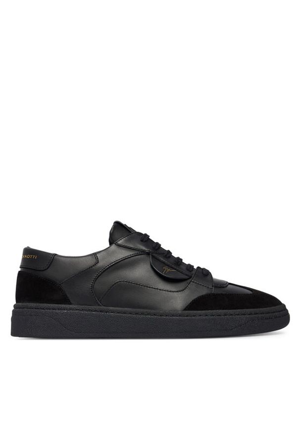 Giuseppe Zanotti Sneakersy RU50013/001 Czarny. Kolor: czarny. Materiał: skóra