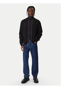 Calvin Klein Kardigan LV040EM324 Czarny Regular Fit. Kolor: czarny. Materiał: wiskoza #3