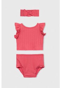 GAP komplet niemowlęcy kolor fioletowy. Kolor: fioletowy. Materiał: materiał #1