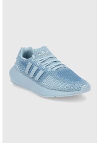 adidas Originals buty Swift Run 22 GV7970. Nosek buta: okrągły. Zapięcie: sznurówki. Kolor: niebieski. Materiał: poliester, materiał, guma. Sport: bieganie #4