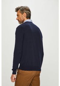 Polo Ralph Lauren - Sweter. Typ kołnierza: polo. Kolor: niebieski. Materiał: bawełna, dzianina. Wzór: gładki #3