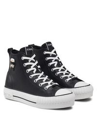 Karl Lagerfeld - KARL LAGERFELD Trampki Kampus Max KL60445T Czarny. Kolor: czarny. Materiał: skóra #2