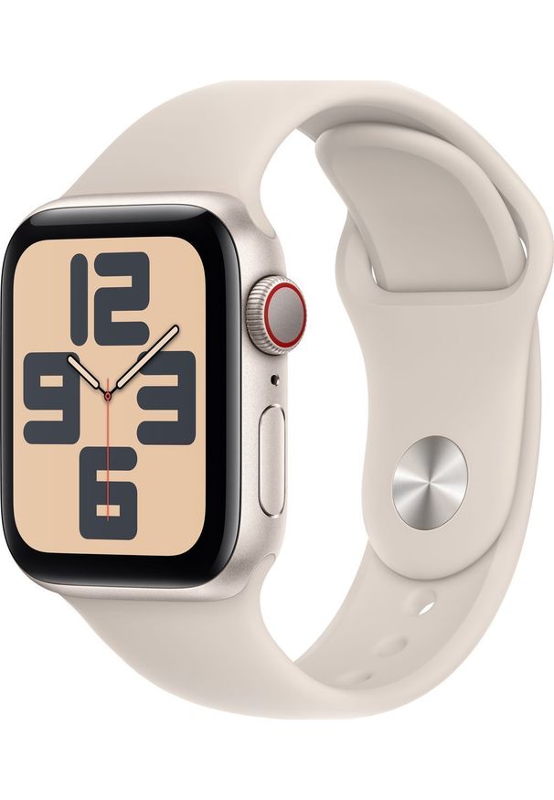 APPLE - Smartwatch Apple Watch SE 2023 GPS + Cellular 40mm Starlight Alu Sport M/L Beżowy (mrg13qc/a). Rodzaj zegarka: smartwatch. Kolor: beżowy. Styl: sportowy