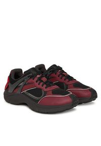 Hugo - HUGO Sneakersy GO2 50553285 Bordowy. Kolor: czerwony. Materiał: materiał #6