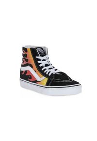 Buty skateboardowe męskie Vans SK8 HI Reissue Flame. Zapięcie: sznurówki. Kolor: czerwony, wielokolorowy, żółty, czarny. Materiał: syntetyk, materiał. Szerokość cholewki: normalna. Model: Vans SK8. Sport: skateboard