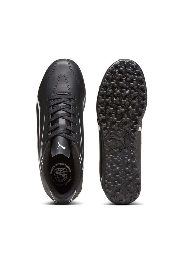 Dziecięce buty piłkarskie Puma Vitoria TT. Kolor: biały, wielokolorowy, czarny. Sport: piłka nożna