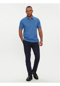 Calvin Klein Polo Smooth K10K111657 Niebieski Slim Fit. Typ kołnierza: polo. Kolor: niebieski. Materiał: bawełna #2