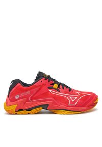 Buty halowe Mizuno. Kolor: czerwony. Model: Mizuno Wave