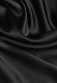 Renee - Czarna Satynowa Midi Spódnica Rozkloszowana z Gumką w Pasie i Suwakiem Leose. Kolor: czarny. Materiał: satyna #3