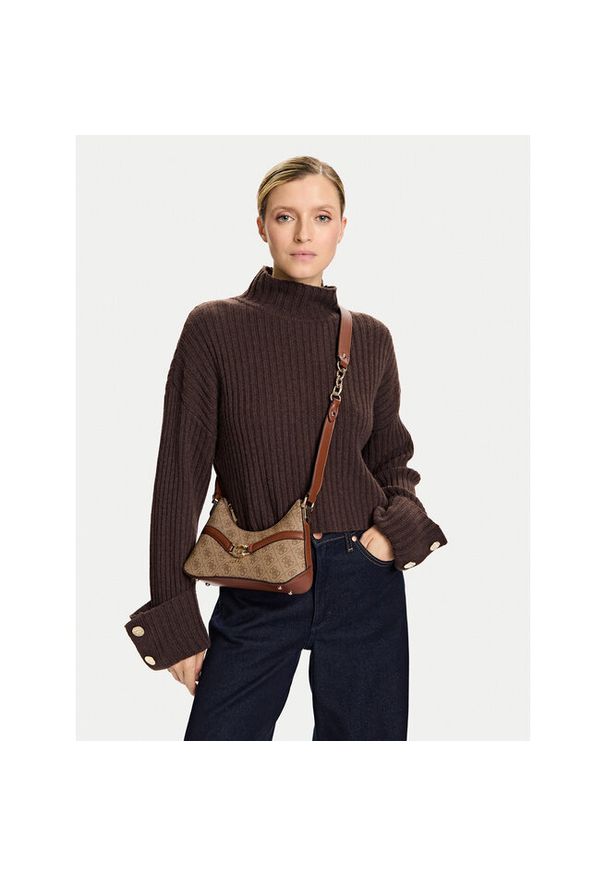Torebka Guess. Kolor: brązowy