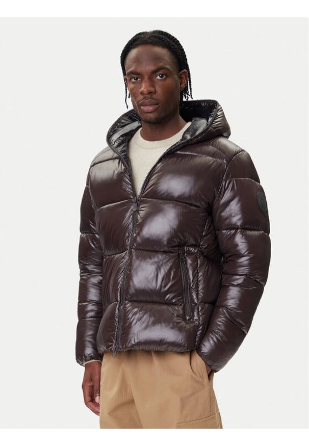Save The Duck Kurtka zimowa D31280M LOVE21 Brązowy Regular Fit. Kolor: brązowy. Materiał: syntetyk. Sezon: zima