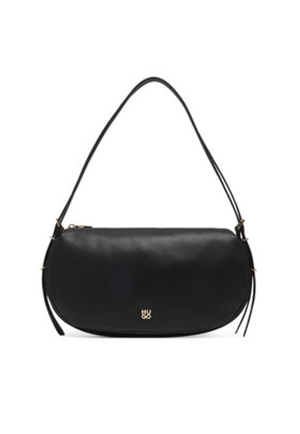 Hugo - HUGO Torebka Neeko P_Shoulder Bag 50558234 Czarny. Kolor: czarny. Materiał: skórzane