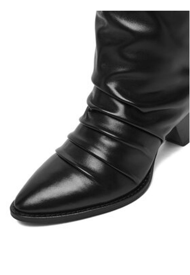 Badura Botki EO-APRIL-25FW219 Czarny. Kolor: czarny. Materiał: skóra