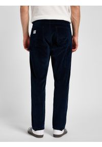 Lee - LEE MĘSKIE SPODNIE SZTRUKSOWE LEE CARPENTER RIVET NAVY 112359178. Materiał: sztruks