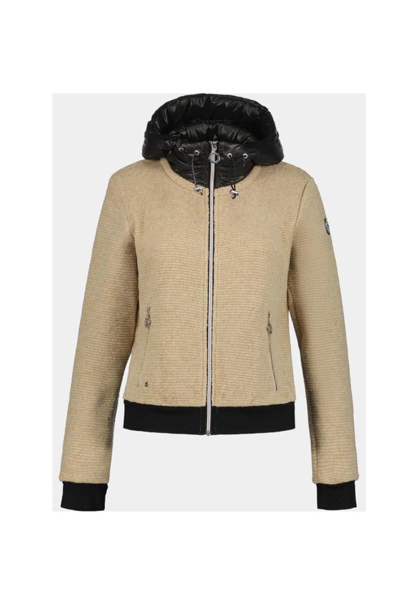 LUHTA - Sweter Damski Luhta Jacklin. Typ kołnierza: kaptur. Kolor: wielokolorowy, czarny, brązowy. Materiał: materiał