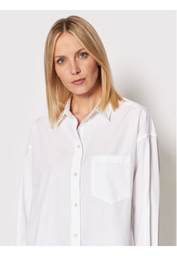 JJXX Koszula Jamie 12200353 Biały Relaxed Fit. Kolor: biały. Materiał: bawełna