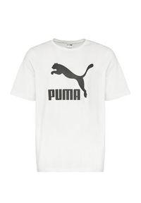 Puma T-Shirt Classics Logo 530088 Biały Regular Fit. Kolor: biały. Materiał: bawełna #2